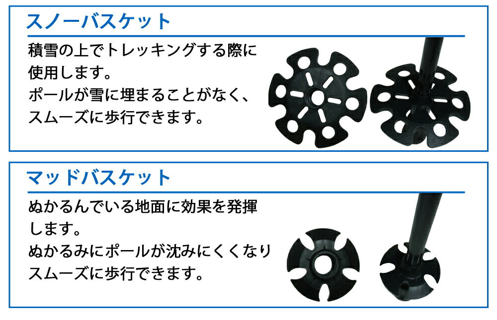 トレッキングポール 伸縮式 2本セット アルミ製 軽量 アタッチメント付き 収納袋付き ウォーキングポール 登山 杖 ストック アウトドア キャンプ レジャー ハイキング メンズ レディース I型 山登り LandField 【公式】