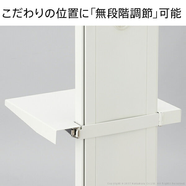 グッドデザイン賞受賞 WALLインテリアテレビスタンドPRO専用 棚板 テレビ台 テレビスタンド 自立型 TVスタンド 部品 パーツ スチール製 WALLオプション EQUALS イコールズ