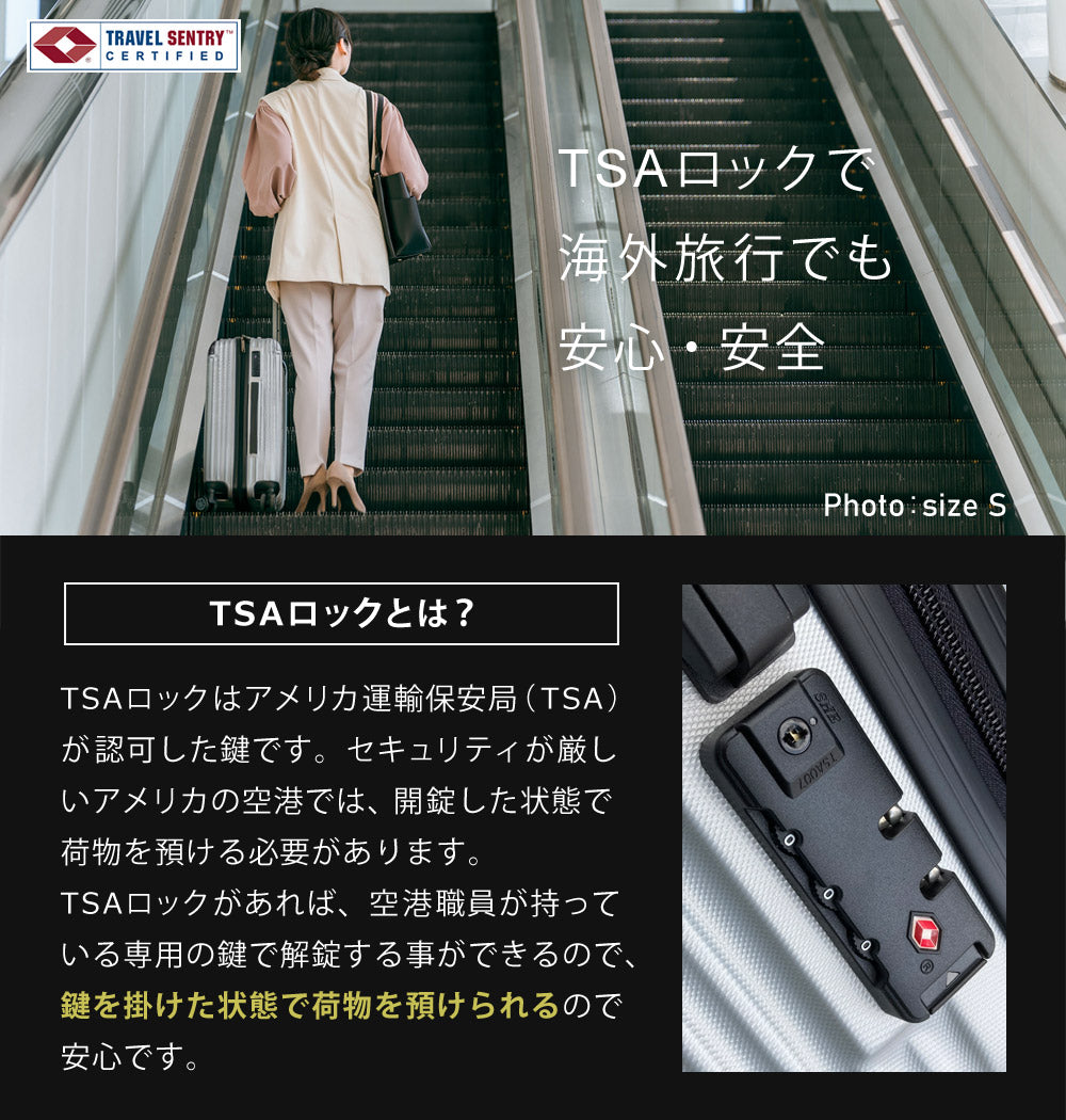 【当店限定180日延長保証】 Sun Ruck スーツケース Mサイズ 4泊-7泊 65L キャリーケース キャリーバッグ 旅行バッグ トランク トランクケース キャスター 軽量 TSAロック ストッパー付き SR-DT065