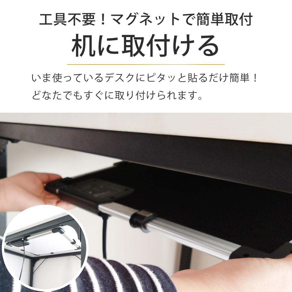 【当店限定180日延長保証】 Sun Ruck デスクヒーター パネルヒーター だんぼくん 2WAY マグネット 足元 暖房 簡易 こたつ SR-HD3645-W 季節家電