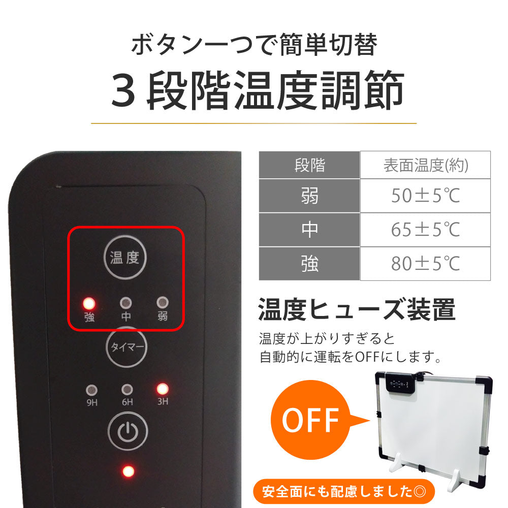 【当店限定180日延長保証】 Sun Ruck デスクヒーター パネルヒーター だんぼくん 2WAY マグネット 足元 暖房 簡易 こたつ SR-HD3645-W 季節家電