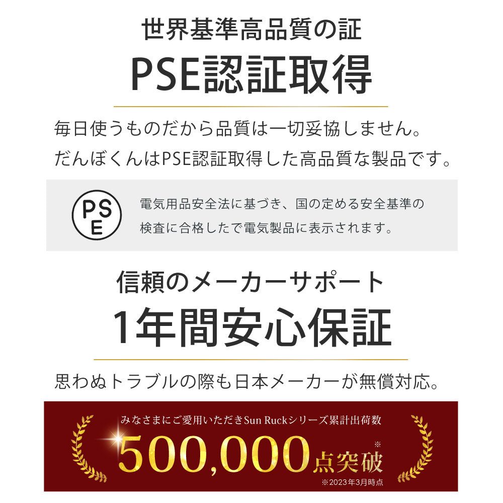 【当店限定180日延長保証】 Sun Ruck デスクヒーター パネルヒーター だんぼくん 2WAY マグネット 足元 暖房 簡易 こたつ SR-HD3645-W 季節家電