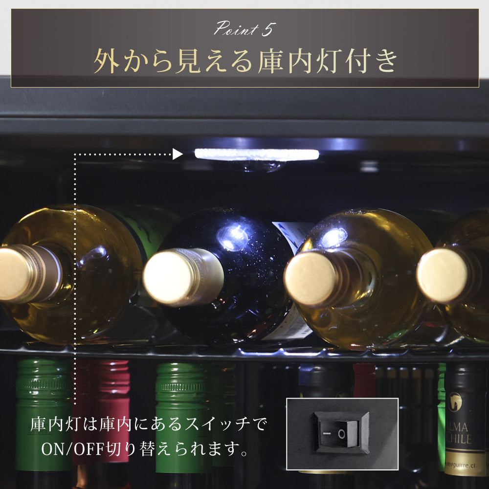 【当店限定180日延長保証】 Sun Ruck 冷蔵庫 1ドア冷蔵庫 47L 小型冷蔵庫 ガラス扉タイプ ワイン庫 セカンド冷蔵庫 ミニ冷蔵庫 ペルチェ式 おしゃれ 一人暮らし 右開き 静音 温度調節 新生活 サンルック SR-W416-K