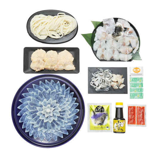 ふく料理にぎわいフルコース(4人前)産地直送ギフトプレゼント贈り物自分へのご褒美うまいもん23T【代引不可】【同梱不可】