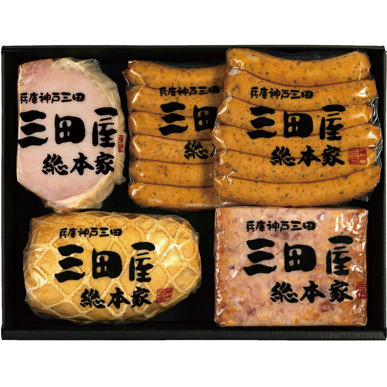 ハム詰合せ美味しいが見つかる産地直送グルメとっておきの肉・ハム三田屋総本家KS-80【代引不可】【同梱不可】