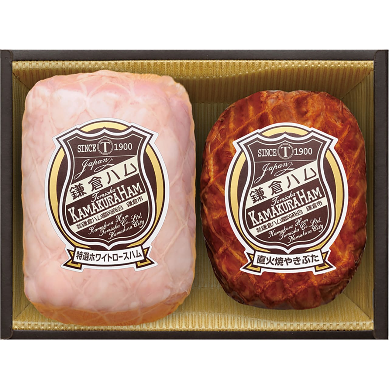 特選ホワイトロースハム・直火焼やきぶた2本詰め美味しいが見つかる産地直送グルメとっておきの肉・ハム鎌倉ハムKDS-541【代引不可】【同梱不可】