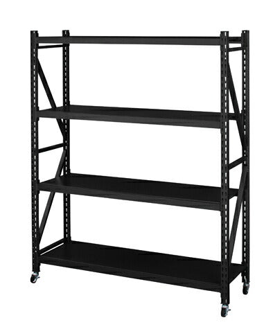 ボルトレスラック3D3段無骨さを取り入れたラックボルトレスラックDIS-683BK【代引不可】