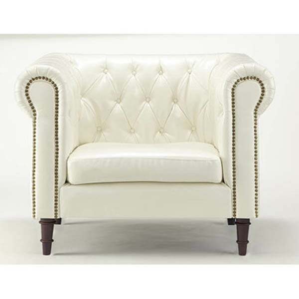 ソファーフェリーニ1人掛AZUMAYAGS-339WHWHおしゃれデザイン家具インテリア家具【送料区分D】