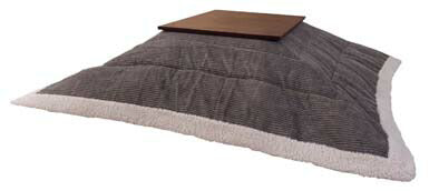 薄掛けコタツ布団正方形こたつ布団炬燵ふとんW190XD190KK-141GY