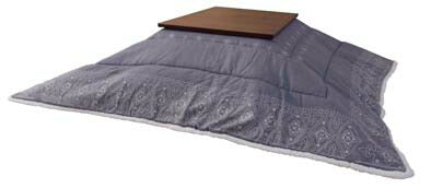 薄掛けコタツ布団正方形こたつ布団炬燵ふとんW185×D185KK-237