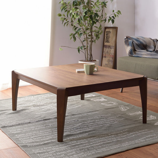 こたつ電気こたつ炬燵コタツテーブル75×75cm正方形おしゃれ石英管温風ヒーターセンターテーブルこたつ布団がズレにくい角型VOL.670KT-107【同梱不可】