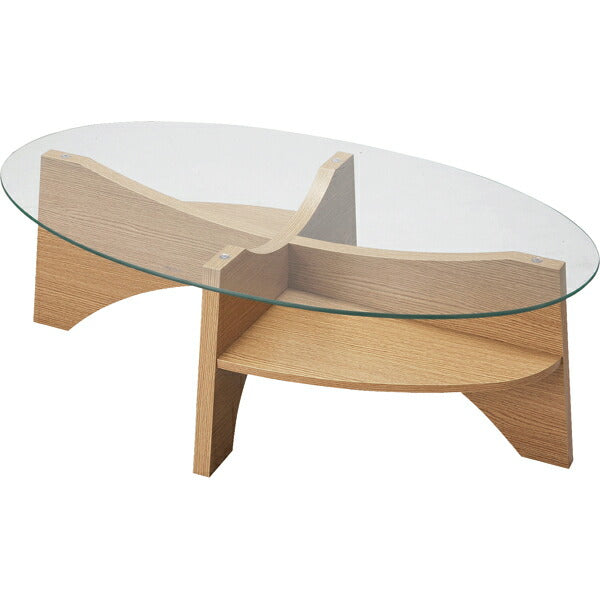 【送料無料】インテリア家具東谷オーバルテーブルLE-454NA