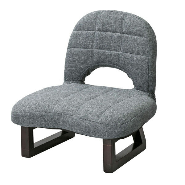 ゆったりと座ることができます背もたれ付正座椅子LSS-23GY