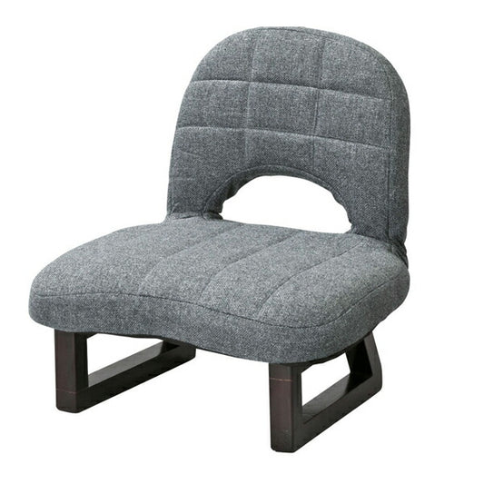 ゆったりと座ることができます背もたれ付正座椅子LSS-23GY