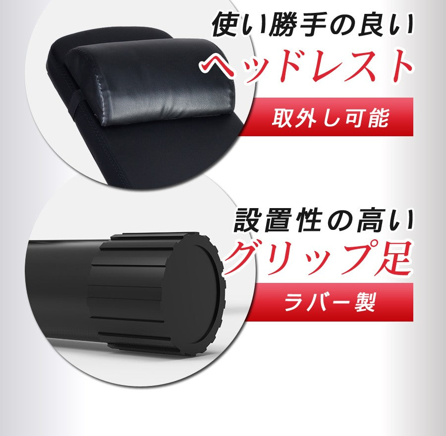 Sun Ruck トレーニングベンチ 折りたたみ 3WAY 角度調整可 耐荷重250kg 腹筋台 フラットベンチ インクラインベンチ シットアップベンチ 筋トレ トレーニング器具 室内 SR-AND005D-BK