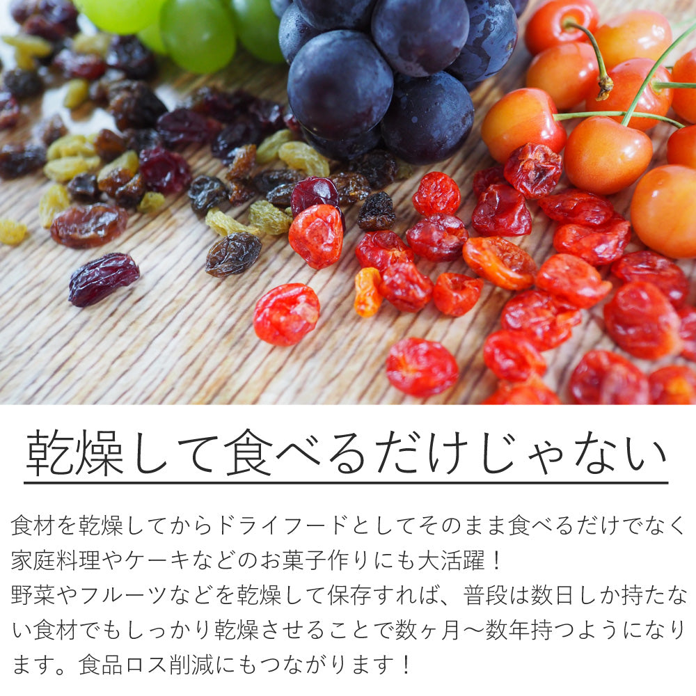 【当店限定180日延長保証】 Sun Ruck フードドライヤー タイマー付き 大容量 温度調節 ドライフルーツメーカー ディハイドレーター ドライフルーツ ドライフード 手作り おやつ 時短 コンパクト 省スペース 省エネ SR-EFD010