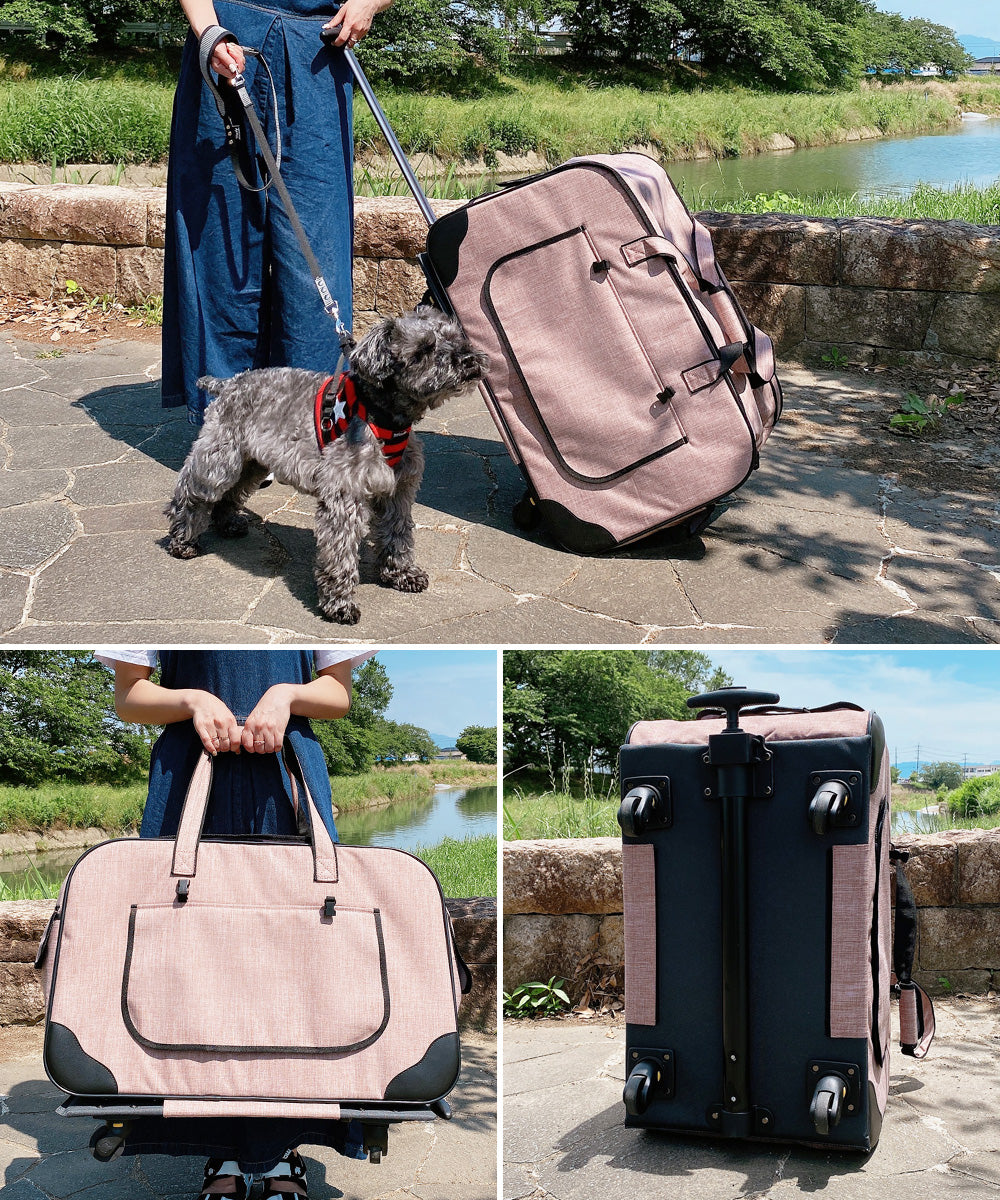 【当店限定180日延長保証】 Sun Ruck ペットキャリー 折りたたみ キャスター付き 小型犬 中型犬 猫 ハンドル付き ペットキャリーバッグ ペットキャリーカート ペットバッグ ペットカート ペット用品 SR-PCR01 犬用品 猫用品