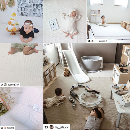 イブルマット 200×200cm 大きめ 繋ぎ目なし キルティングマット 長方形 いぶるマット susabi すさび BDIB-2020-1811 【代引不可】【同梱不可】