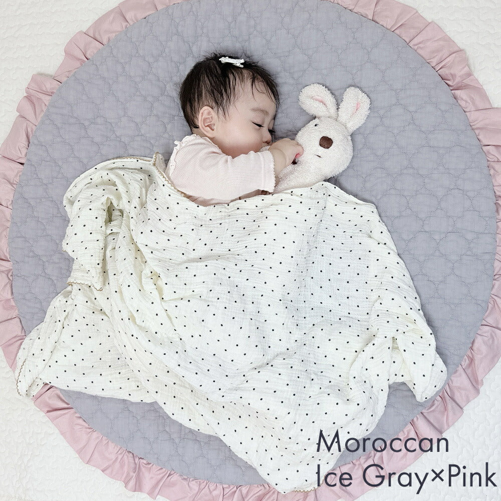 イブルマット 円形 滑り止め付き ラウンドマット キルティングマット susabi すさび BDIB-RM-02-01 【代引不可】【同梱不可】