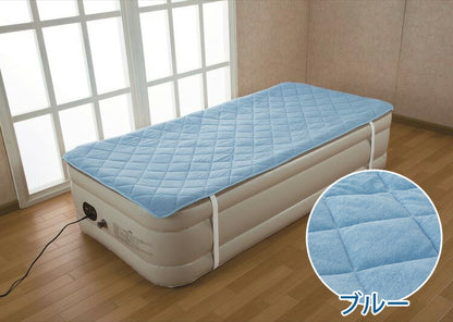 エアーベッド専用敷きパッド ダブル 190×140cm 肌触りが快適 丸洗い マリン商事 交換用 布団カバー ベッドパッド ピンク ブルー Be-80111 Be-80135 【代引不可】