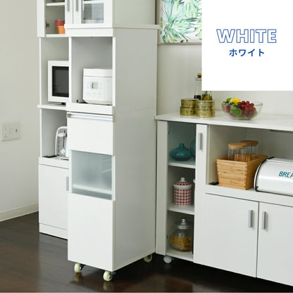 キッチン 隙間収納 ラック 幅30 高さ127 奥行40 スリム キャスター コンセント 家電ラック スリム 食器棚 家電収納 キッチン収納 隙間ラック 【代引不可】