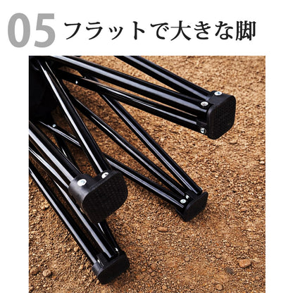 アウトドアチェア ヒーター付 最大55℃ 折りたたみ 完成品 ふかふか 収納バッグ付 コンパクト 温熱 あったか 暖かい 1人掛け 1人用 椅子 チェア ひじ掛け 肘掛け アウトドア キャンプ 温度調整 Landfield 【公式】 季節家電