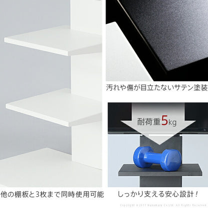 グッドデザイン賞受賞 WALLインテリアテレビスタンドPRO専用 棚板 テレビ台 テレビスタンド 自立型 TVスタンド  部品 パーツ スチール製 WALLオプション EQUALS イコールズ