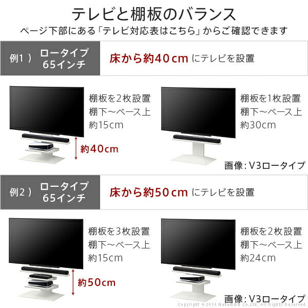 WALLインテリアテレビスタンドV2・V3・V5対応 サウンドバー棚板 Sサイズ 幅60cm テレビ台 テレビスタンド 壁よせTVスタンド 部品 パーツ スチール製 WALLオプション スピーカー用 オーディオ用 シアターバー用 EQUALS イコールズ