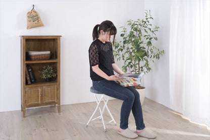 スツール 折りたたみ 折り畳み 背もたれ無し カウンターチェア 軽量 コンパクト PC-31YE 【同梱不可】【LF】