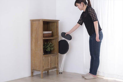 チェア 折りたたみ 折り畳み おしゃれ 丸型 背もたれ付き 椅子 カウンターチェア コンパクト PC-32YE 【同梱不可】【LF】