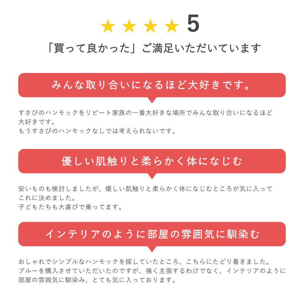 ハンモック ダブルサイズ Lサイズ ゆったり 室内 アウトドア ネットのみ susabi すさび SBCO-HMDB-13 【代引不可】【同梱不可】