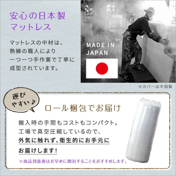 4Ｗay ソファマットレス 折りたたみ ダブル 【Tatin-タタン-】 10cm厚 日本製 ソファになる マットレス 高反発 ウレタン 折り畳み 折りたたみベッド マットレスソファー ソファーベッド ローソファ 一人暮らし 単身赴任 来客用 【代引不可】