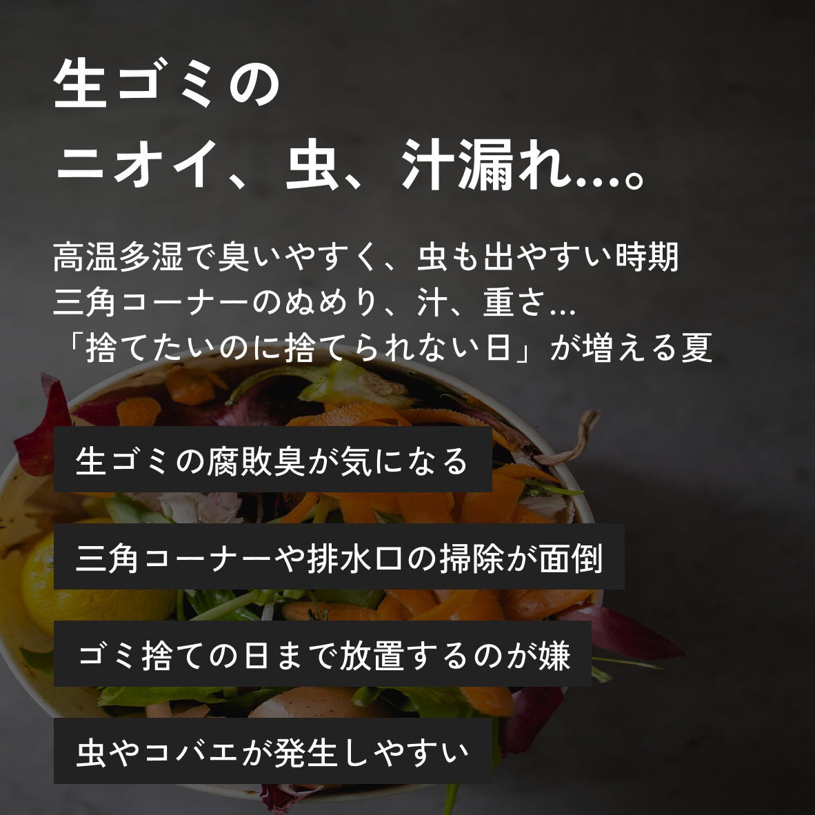 【当店限定180日延長保証】 生ごみ処理機 家庭用 最大92.8％減量 助成金対象 補助金 自動洗浄 電気式 粉砕式 堆肥 乾燥 キッチン 台所 臭い 生ゴミ 生ごみ再生機 GREEN CIRCULAR BOX SR-CL500-GY Sunruck キッチン家電 生活家電