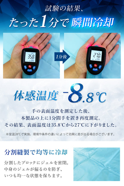 Sun Ruck アウトレット 訳あり 冷えマット 選べる2サイズ 瞬間冷却 瞬冷 ジェルマット 冷感 涼感 敷きパッド 敷パッド 防水 抗菌 冷感寝具 クール寝具 暑さ対策 ワイドタイプ シングルベッドサイズ 冷えマット ミニ SR-GL090-LB SR-GL030-LB