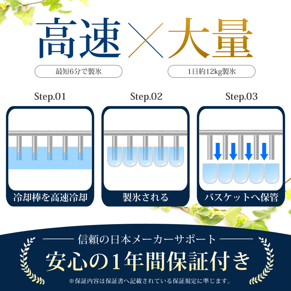 【当店限定180日延長保証】 Sun Ruck 高速製氷機 最短6分 家庭用 高速製氷 丸型氷 スコップ付き 自動製氷機 高速製氷機 自動製氷機 短時間 時短 高速 アイス 氷 卓上 コンパクト アイスメーカー SR-HIM01-SV SR-HIM01-BK