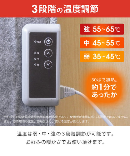 【キャンペーン】 Sun Ruck ぱたんこヒーター パネルヒーター 折りたたみ PSE認証 1年保証 足元 ヒーター 省エネ 速暖 自動OFFタイマー 転倒自動OFF 高温過熱保護 デスクヒーター 暖房器具 フットヒーター 電気ヒーター 足元ヒーター Sunruck SR-PH010-GY 季節家電