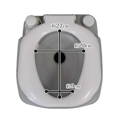 【当店限定180日延長保証】 Sun Ruck ポータブル水洗トイレ 21L 水洗式 タンク取り外しタイプ 洋式 ポータブルトイレ 介護トイレ 簡易トイレ 非常用トイレ 災害トイレ 携帯トイレ 便座 SR-PT4521