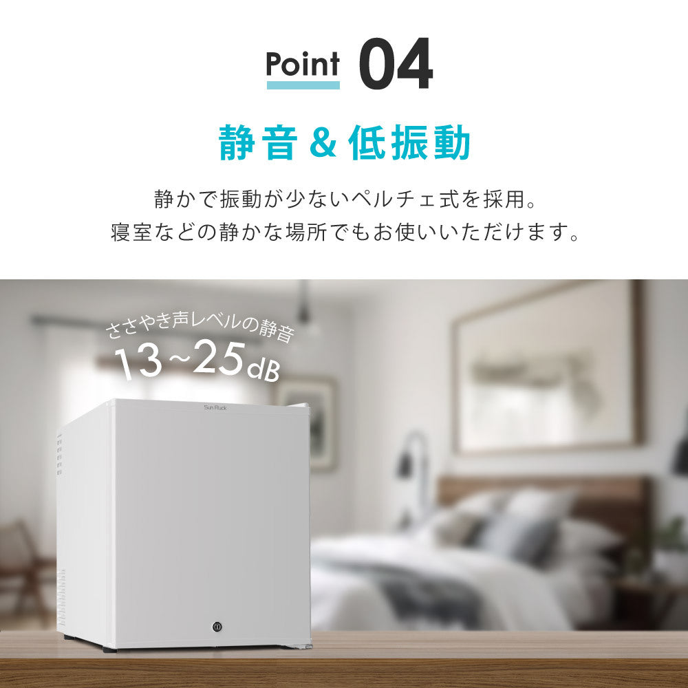 【当店限定180日延長保証】 鍵付き 冷蔵庫 1ドア 静音 48L 小型 コンパクト 右開き 霜取り不要 ひとり暮らし 静音 おしゃれ ロック シンプル コンパクト 省エネ 節電 サブ冷蔵庫 セカンド冷蔵庫 Sunruck SR-R4805KEYW
