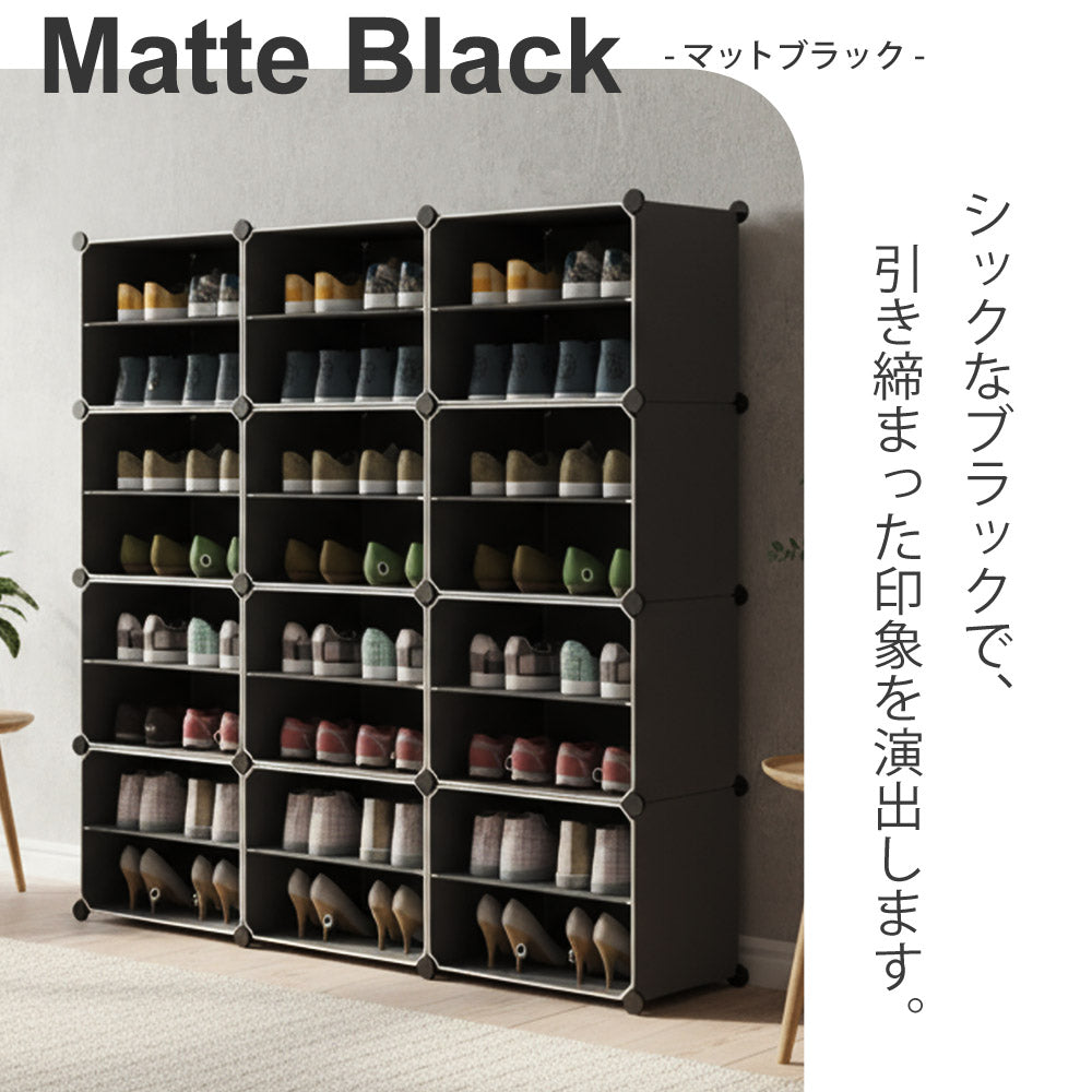 【当店限定180日延長保証】 Sun Ruck シューズボックス 組み立て式 最大48足収納 大容量 扉付き おしゃれ シューズケース 靴ケース 靴箱 下駄箱 収納ボックス SR-SC038