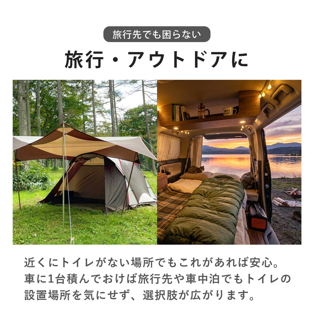【当店限定180日延長保証】 Sun Ruck ポータブルトイレ 折りたたみ式 手すり付き 高さ調節 簡易トイレ バケツ付き 介護用品 肘掛け 折り畳み ポータブルトイレ 便座 トイレ 排泄介助用品 介護トイレ SR-SCC002A