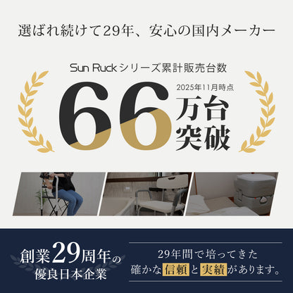 【当店限定180日延長保証】 Sun Ruck ベッド用手すり つかまるくん 収納ポケット付き ベッド 後付け 起き上がり 補助手すり 補助用手すり ベッドアシストレール ベッドアシストバー サイドガード ベッドサイドレール ベッド柵 ベッドフェンス ベッドサイドガード 介護 SR-BH010R