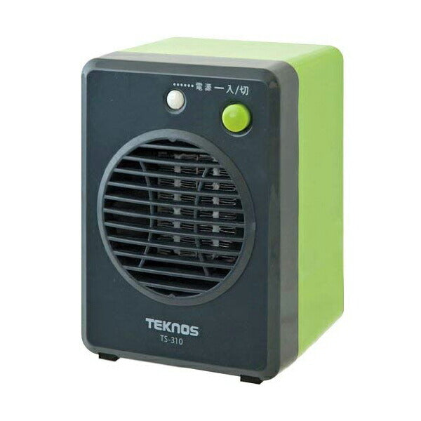 セラミックヒーター 小型 転倒時自動OFF 温風による循環暖房効果 300W ミニセラミックヒーター 電気ヒーター 足元ヒーター 卓上 コンパクト 冬 足元暖房 暖房器具 TEKNOS(テクノス) TS-301 TS-311 TS-321 季節家電