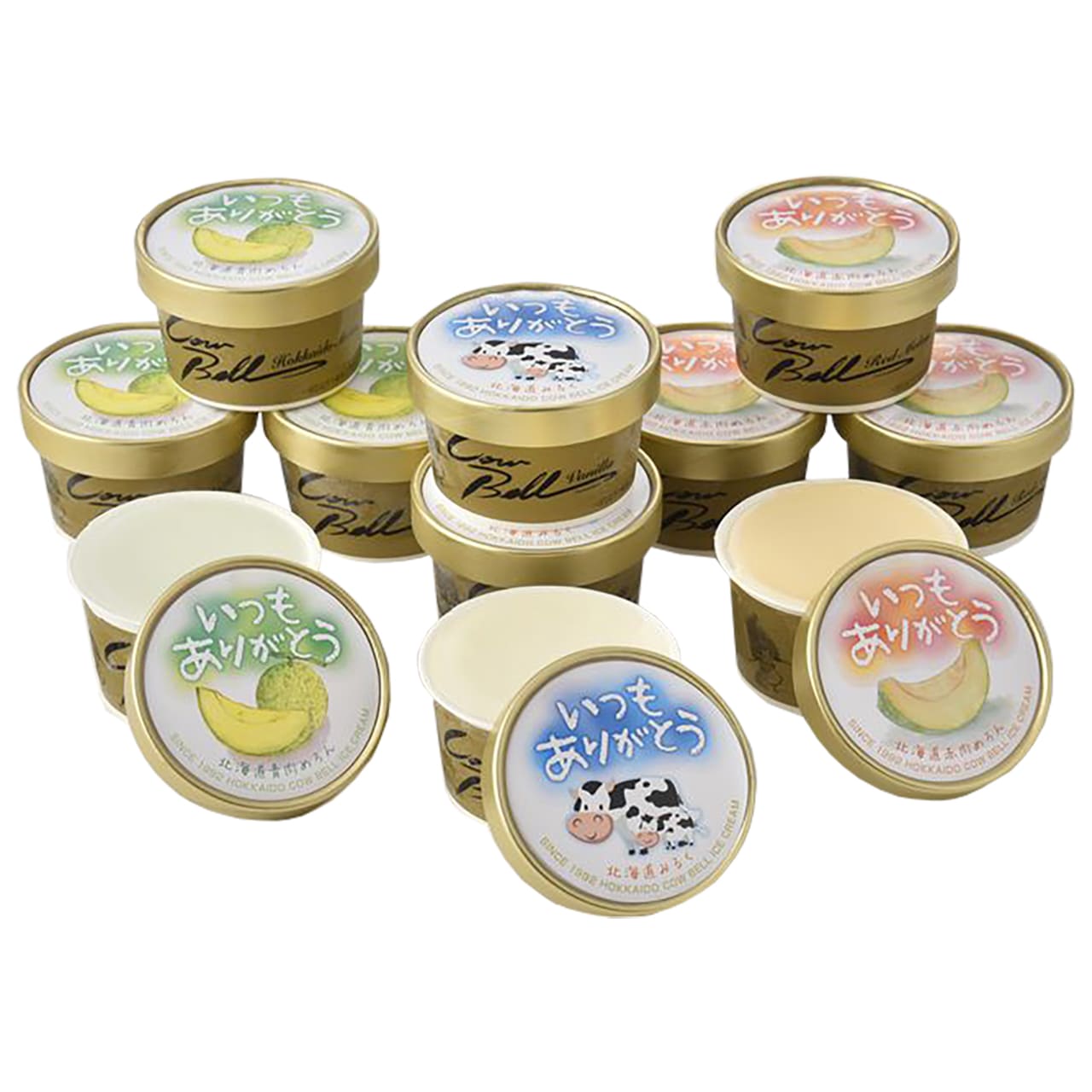 いつもありがとう北海道アイスセット（3種・計11個）引き出物引出物結婚内祝い出産内祝い命名内祝い入園内祝い入学内祝い卒園内祝い卒業内祝い就職内祝い新築内祝い引越し内祝い快気内祝い開店内祝食品開発(株)【代引不可】【同梱不可】