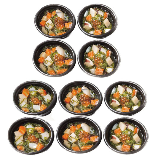 陸奥三陸たっぷり海鮮丼10個セット産地直送ギフトプレゼント贈り物自分へのご褒美うまいもんプレーリードッグファームPFKD-003A【代引不可】【同梱不可】