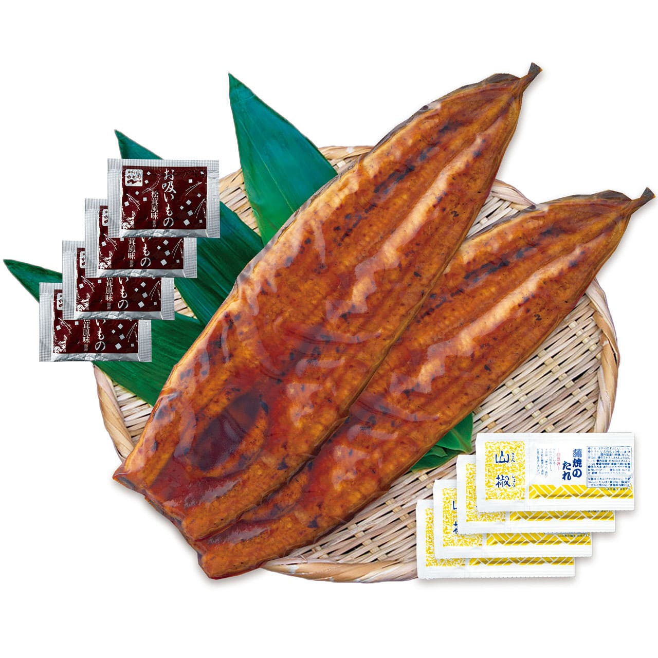 特大鹿児島県産うなぎ蒲焼セット（永谷園お吸い物付）産地直送ギフトプレゼント贈り物自分へのご褒美うまいもんプレーリードッグファームPFU-020A【代引不可】【同梱不可】