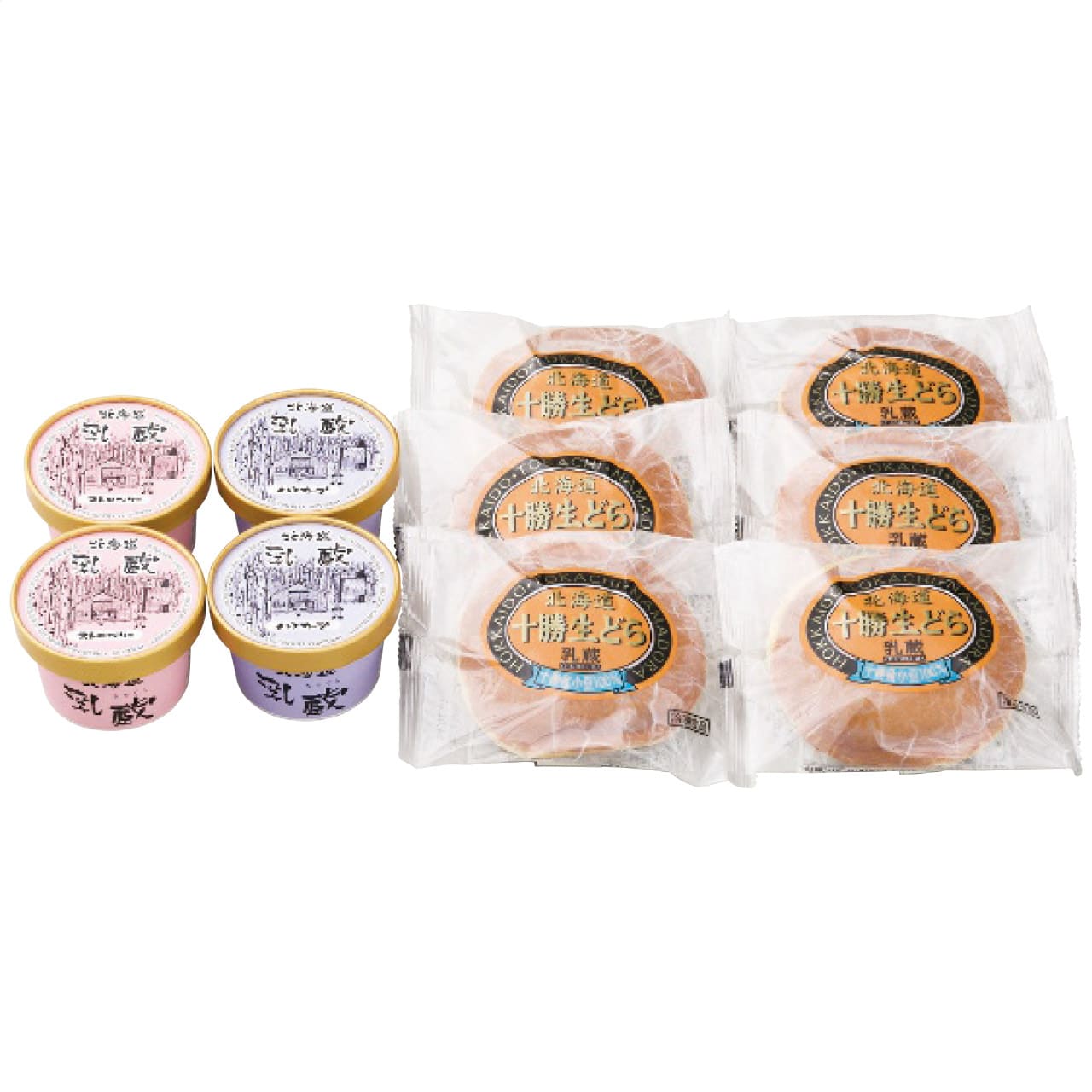 乳蔵北海道アイスクリーム・生どらセットお中元ギフトお土産手土産お世話になった方へ乳蔵120017【代引不可】【同梱不可】