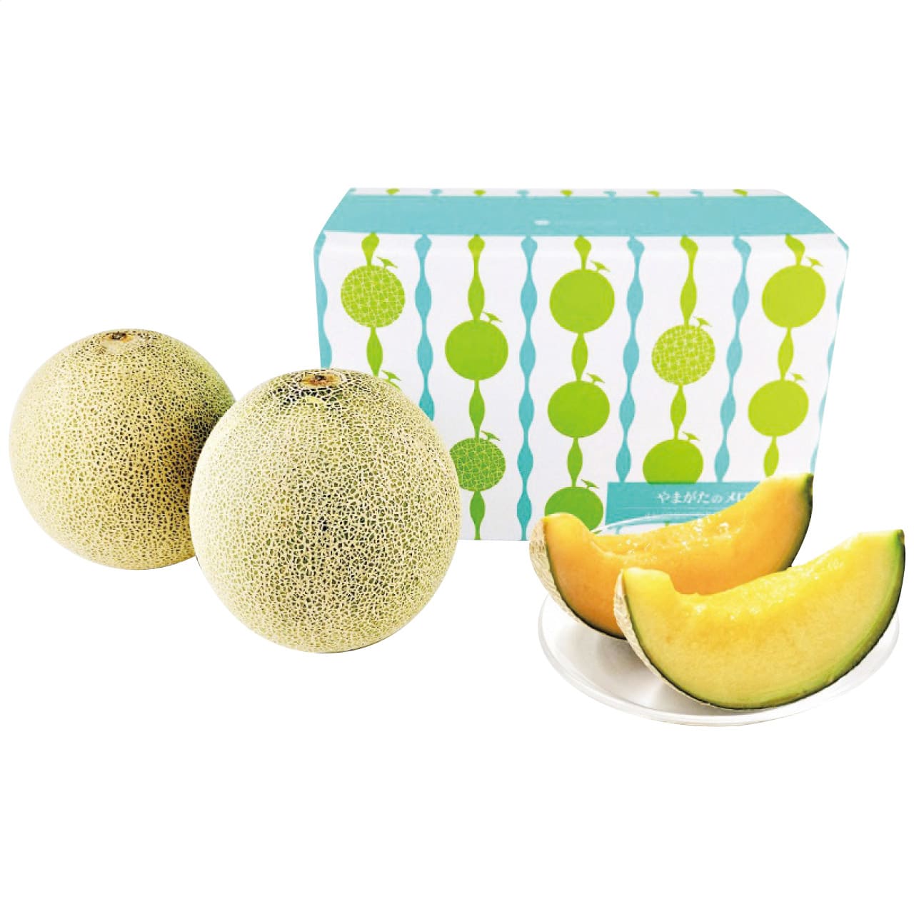 山形県産華の会の庄内砂丘メロン2玉(赤・青肉)お中元ギフトお土産手土産お世話になった方へ13049121【代引不可】【同梱不可】