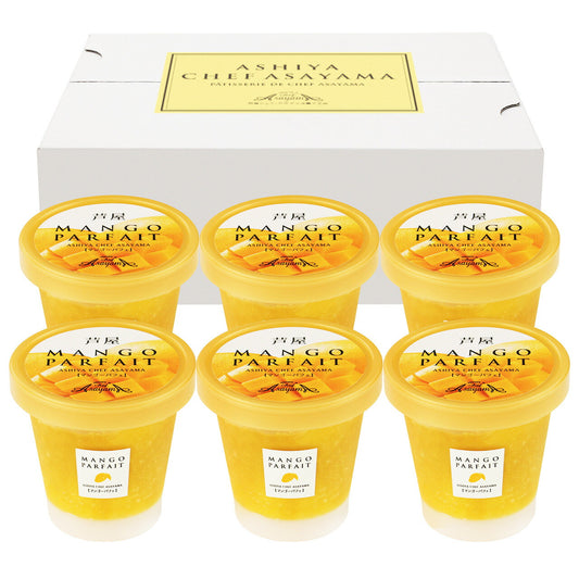 敬老祝芦屋シェフ・アサヤマ洋菓子工房芦屋マンゴーパフェ敬愛の気持ちを込めてプレゼント敬老の日メッセージカード付き掛け紙付きA-AM【代引不可】【同梱不可】