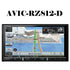 carrozzeriaカーナビ楽ナビワンセグ12セグ7V型2D180mm大画面HDパネル高精度高画質専用地図パイオニアAVIC-RZ812-D【代引不可】【同梱不可】