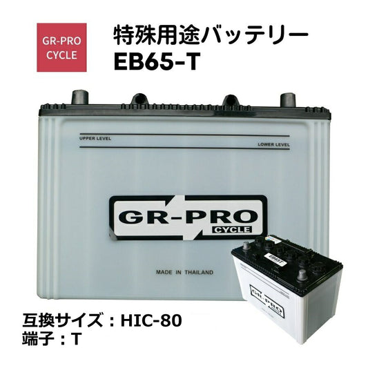 GR-PROCYCLE特殊用途バッテリー交換用バッテリー高所作業車スイーパースクラバー小型電動車BROADEB65EB65-T【代引不可】【同梱不可】